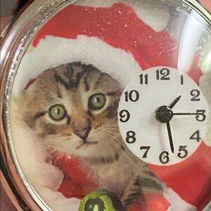 Festive Cat Design Women's Watch